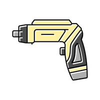 screwdriver equipment color icon vector illustration