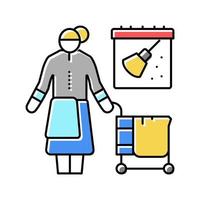 regular cleaning color icon vector illustration