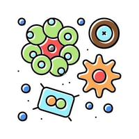 phytoplankton ocean color icon vector illustration