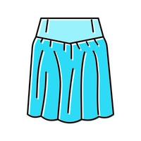 yoke skirt color icon vector illustration