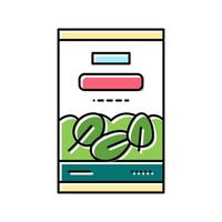 canned spinach container color icon vector illustration