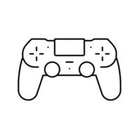 play game geek line icon vector illustration