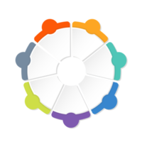 infographie avec 7 étapes, processus ou options. png