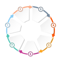 infografía con 7 pasos, procesos u opciones. png