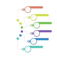 infographie avec 6 étapes, processus ou options. png