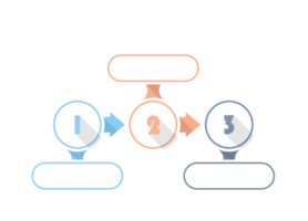 infographie avec 3 étapes, processus ou options. png