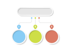 infographie avec 3 étapes, processus ou options. png