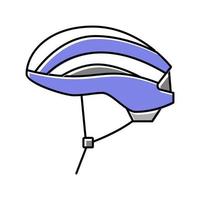 helmet protect for cyclist color icon vector illustration