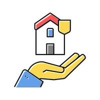 home security color icon vector isolated illustration