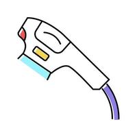 diode laser color icon vector illustration