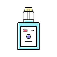 remover for eyelashes color icon vector illustration