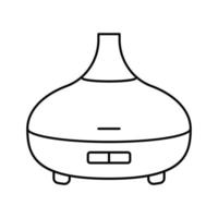 oil diffuser perfume line icon vector illustration