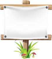 illustration de signe de bois png