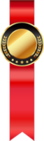 ruban de récompense d'or png