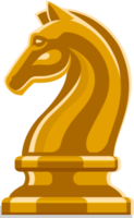 caballo dorado, caballero, ajedrez, icono png