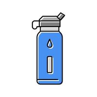 ilustración de vector de icono de color de botella de agua