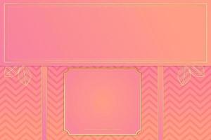 Modern luxury abstract background with golden line elements. modern pink gold background for design vector