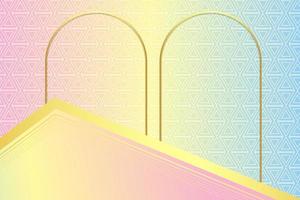 modern luxury abstract background with golden line elements Stylish gradient pastel background for design. vector