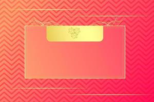 Modern luxury abstract background with golden line elements. modern pink gold background for design vector