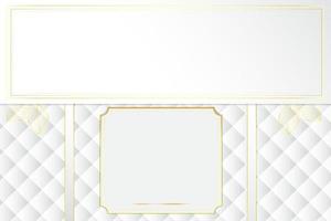 Modern luxury abstract background with golden line elements. modern gray and white background for design vector