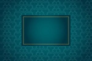 modern luxury abstract background with golden line elements blue green gradient background modern for design vector