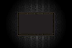 modern luxury abstract background with golden line elements Stylish gradient black background for design vector