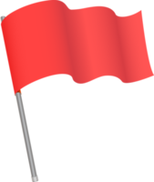 icône de symbole de drapeau rouge png