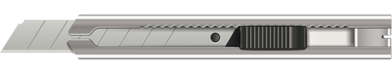 illustration de couteau cutter png