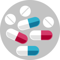 ícones de cores de remédios png