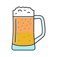 beer beverage drink color icon vector illustration