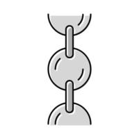 sequin chain color icon vector illustration