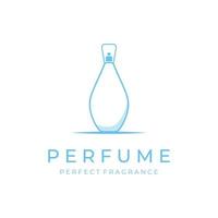 Isolated luxury perfume perfume cosmetic creative Logo design can be used for business, company, cosmetic and perfume shop. vector