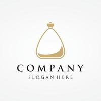 Isolated luxury perfume perfume cosmetic creative Logo design can be used for business, company, cosmetic and perfume shop. vector