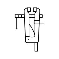 ilustración de vector de icono de línea de vicio de pierna