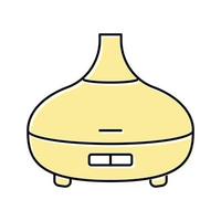 oil diffuser perfume color icon vector illustration
