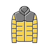 jacket clothing color icon vector illustration