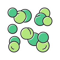 beans peas color icon vector illustration