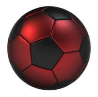 Ilustración 3d de balón de fútbol png
