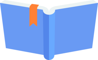 libro abierto icono plano png