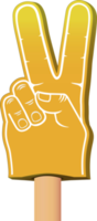 animar la mano de espuma png