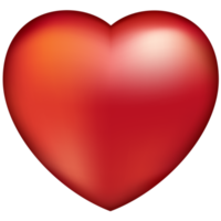 símbolo del corazón rojo png