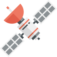 Satelliten-Flachsymbol png