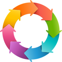 pijl cirkel diagram element achtergrond png