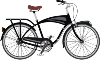bicycle color illustration png