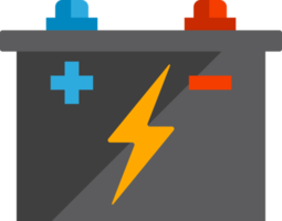 Car battery flat icon png