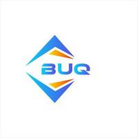 BUQ abstract technology logo design on white background. BUQ creative initials letter logo concept. vector