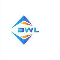BWL abstract technology logo design on white background. BWL creative initials letter logo concept. vector