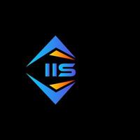 IIS abstract technology logo design on white background. IIS creative initials letter logo concept. vector