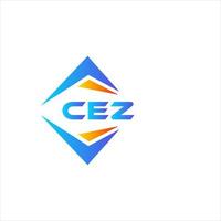 CEZ abstract technology logo design on white background. CEZ creative initials letter logo concept. vector