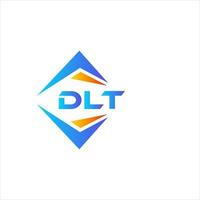 DLT abstract technology logo design on white background. DLT creative initials letter logo concept. vector